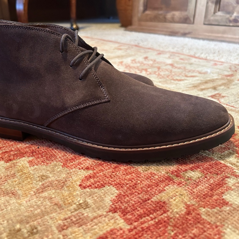 Aldo Lug Commando Sole Suede Chukka Boots